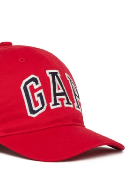 Kapa s šiltom Gap z avtogramom rdeča