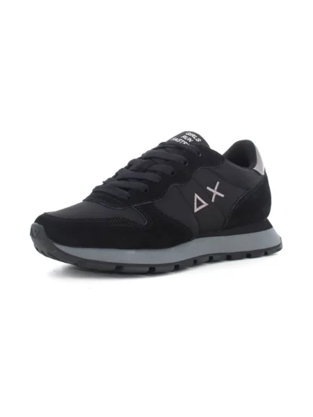 Sneakersy Sun68 zamszowe czarne