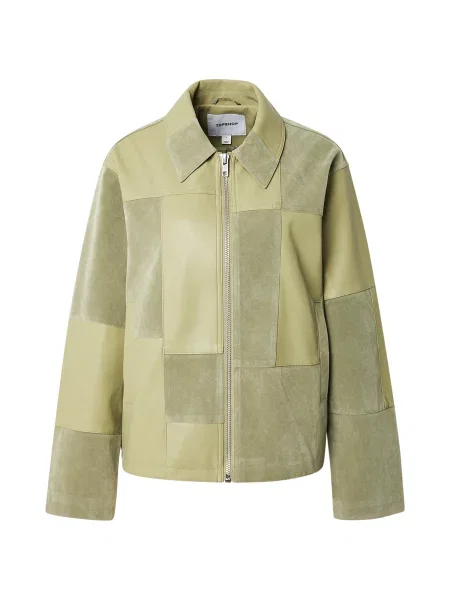 TOPSHOP Geacă de primăvară-toamnă stuf verde