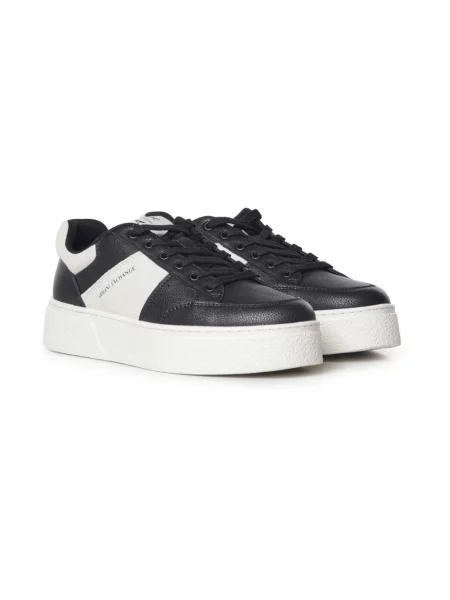 Sneakersy Armani Exchange zamszowe czarne