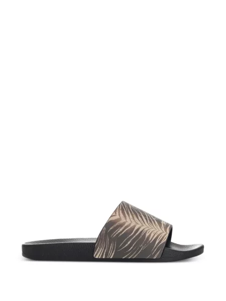 Papuci Just Cavalli cu imagine maro