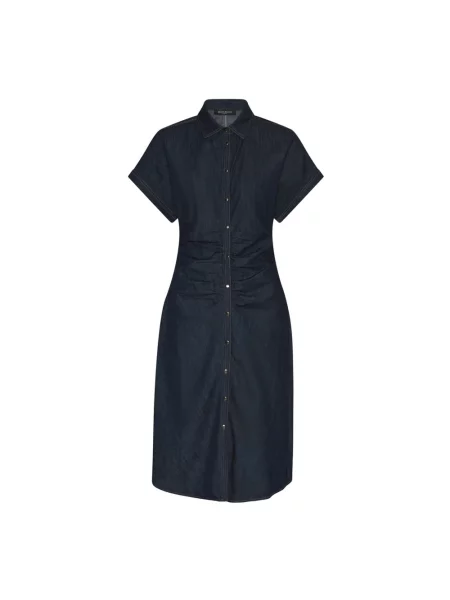 Sukienka koszulowa Bruuns Bazaar niebieska