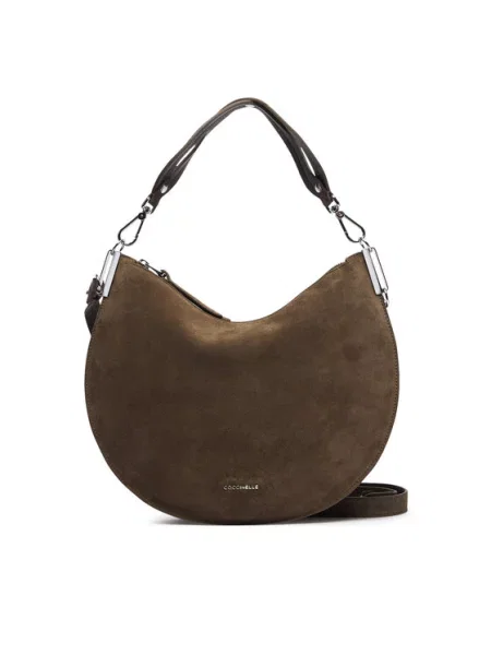 Coccinelle Дамска чанта QKG Coccinellesunup Suede E1 QKG 13 02 01 Каки