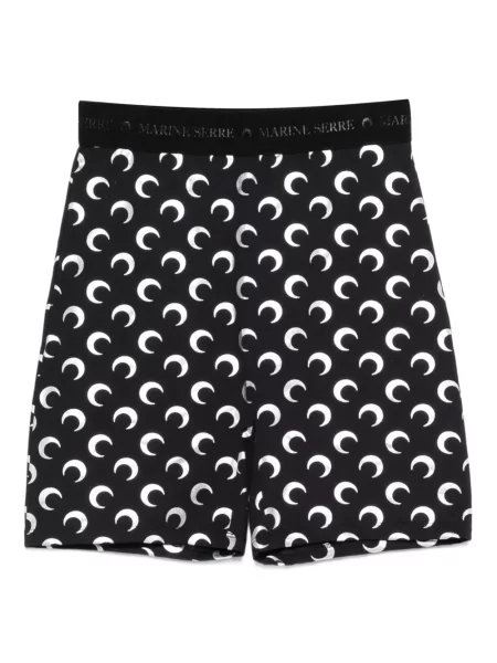 Pantaloni scurți Marine Serre negru