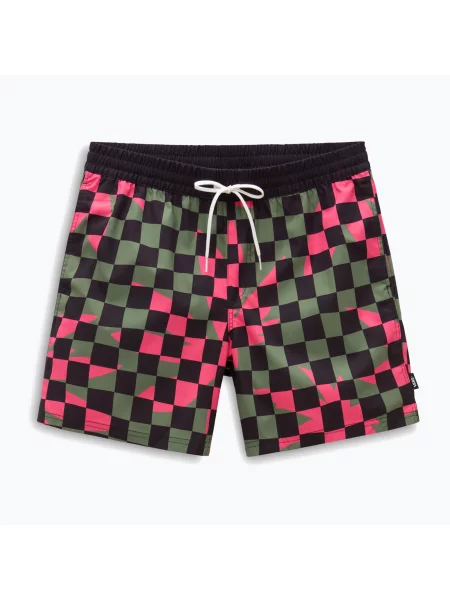 Kraťasy Vans Primary Checkboard Elastic Boardshort černé