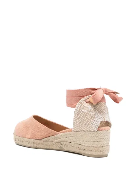 Cropp espadrile Castaner cu legături roz