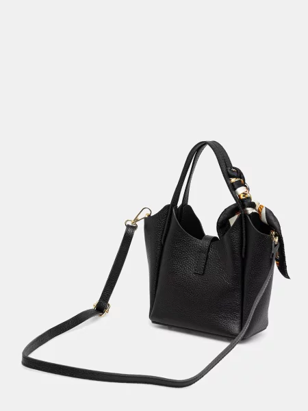 Geanta de piele Answear.lab din piele negru