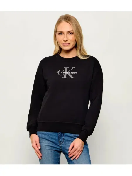 Geacă de blugi Calvin Klein Jeans negru