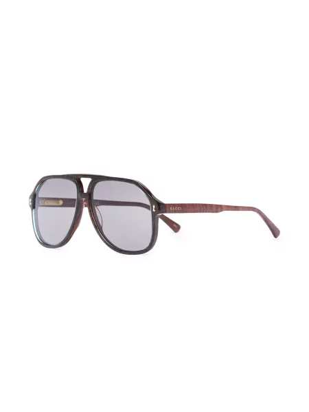 Saulės akiniai Gucci Eyewear ruda