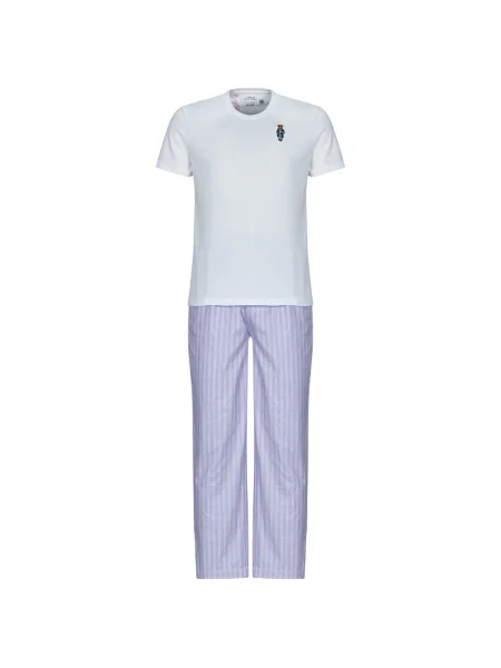 Pijamale Polo Ralph Lauren alb