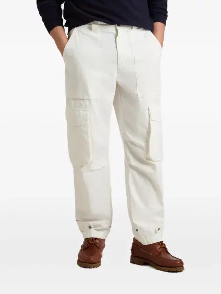 Pantaloni cargo Woolrich alb