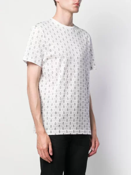 Tricou Billionaire cu imagine alb