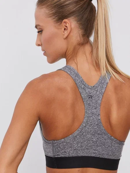 Sportovní podprsenka Reebok šedá