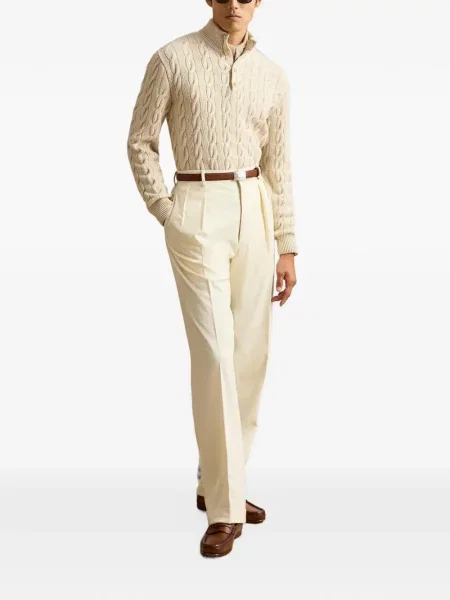 Pulover Ralph Lauren Purple Label din cașmir violet