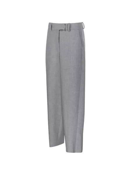Cu centură pantaloni Oscar The Collection gri