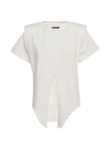 Koszulka Isabel Marant z okrągłym dekoltem biała