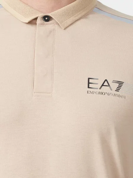 Поло Ea7 Emporio Armani бежеве