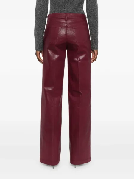 Pantaloni L'agence roșu