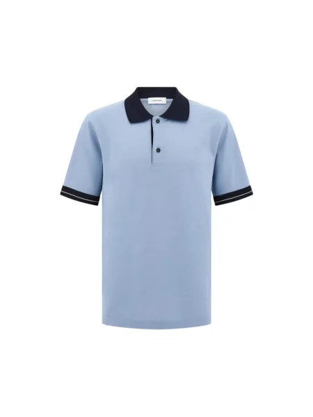 Koszulka polo Ferragamo niebieska