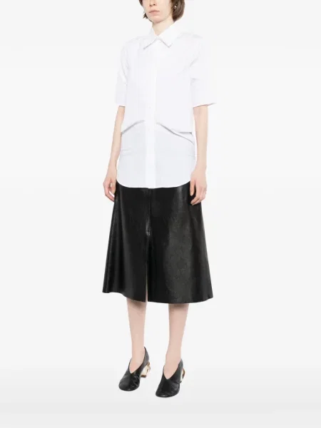 Cămașă Jil Sander din poplin alb