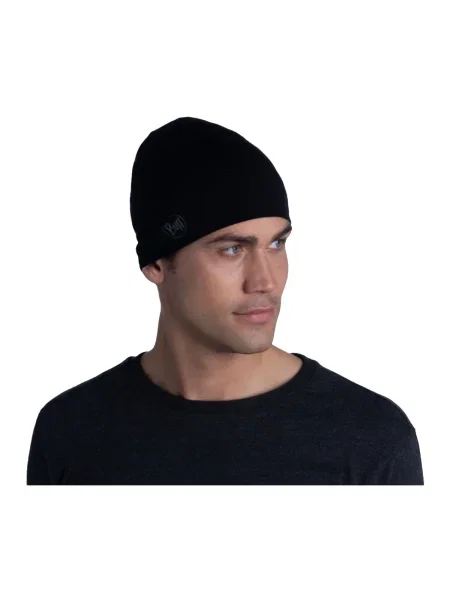 Textilné doplnky Buff Merino Midweight Beanie čierna