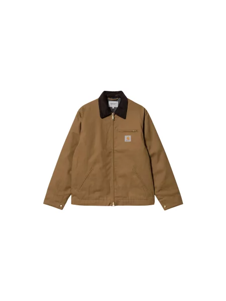 Carhartt WIP kurtka jeansowa Detroit Jacket przejściowa brązowy