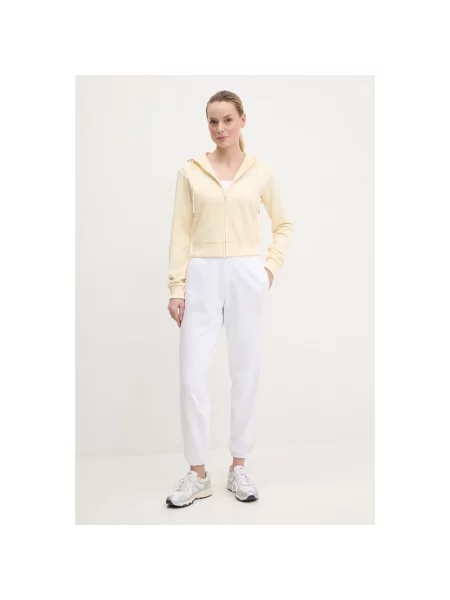 Bluza z kapturem Guess żółta