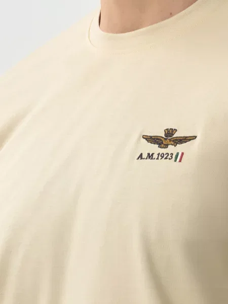 Футболка Aeronautica Militare бежева