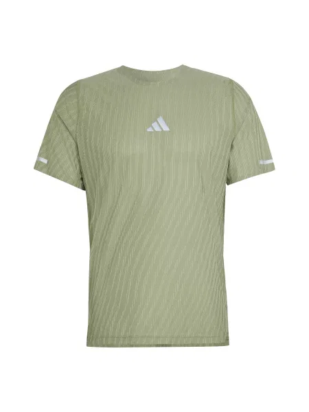 ADIDAS PERFORMANCE Funkční tričko khaki / stříbrná