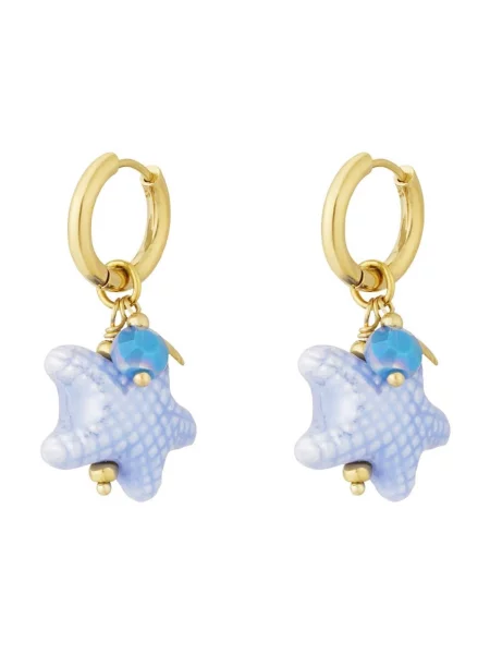 Cala Rose Cercei OCEAN STAR' albastru