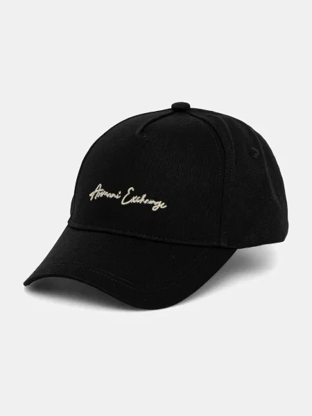 Armani Exchange baseballová čepice černá