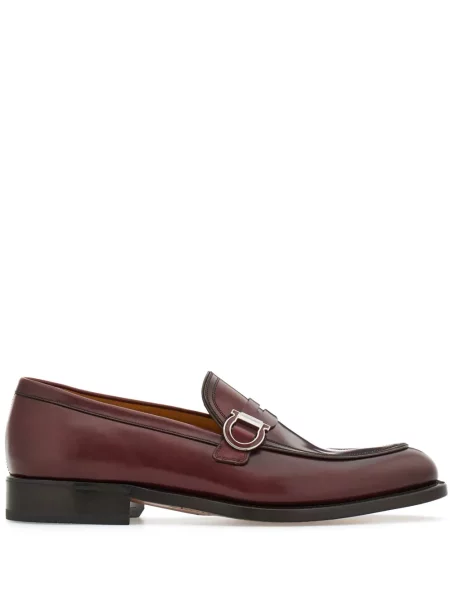 Mocasini Ferragamo din piele roșu
