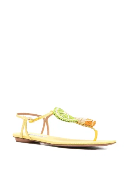 Sandale Aquazzura galben
