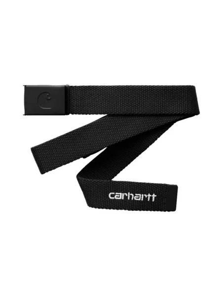 Pasek Carhartt Wip z logo czarny