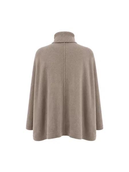 Sweter z golfem Panicale szary