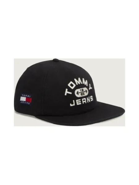 Tommy Jeans Șapcă baseball WORLD GYM negru
