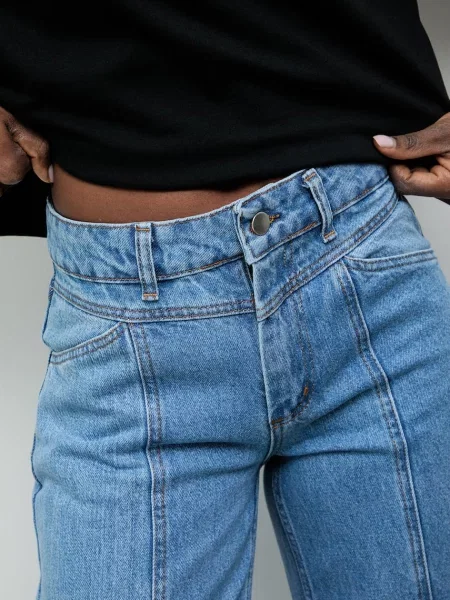 Answear.LAB bootcut farmer női kék