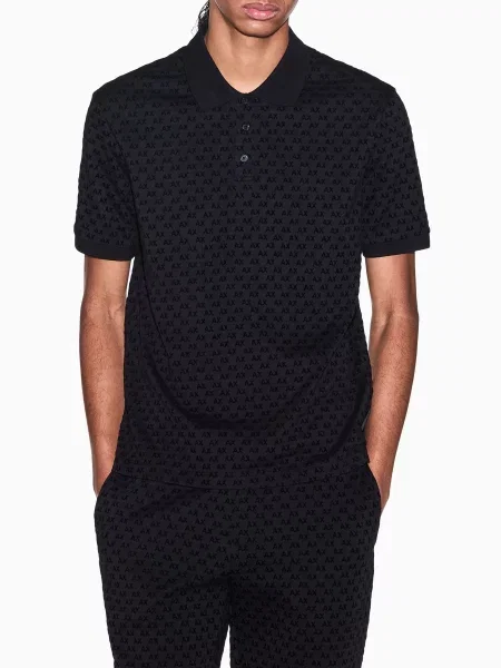 Поло Armani Exchange чорний