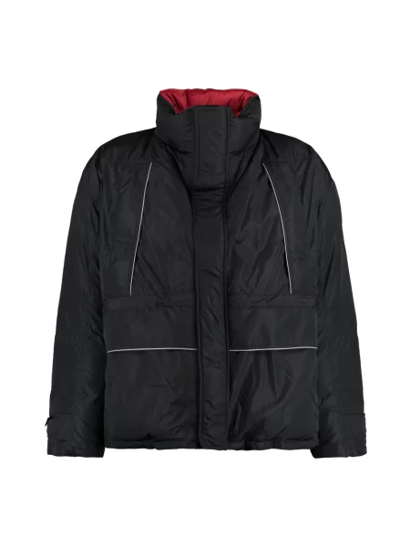 Lniana parka Balenciaga czarna