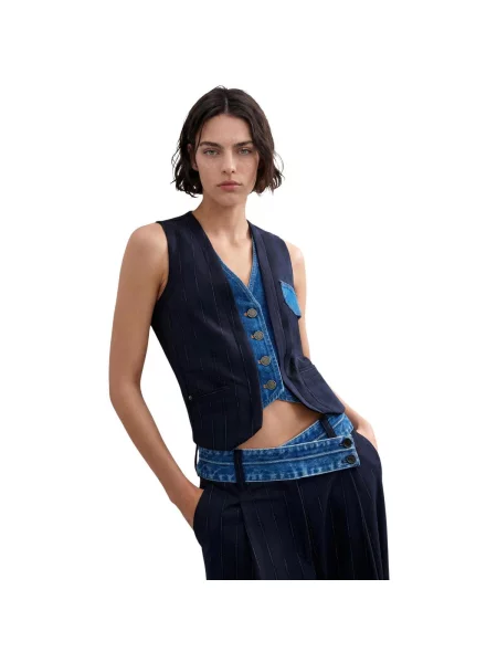 Vestă Desigual albastru