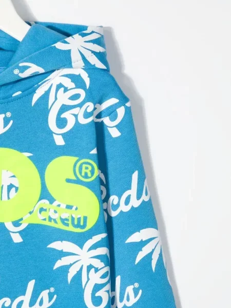 Bluza z kapturem dziecięca Gcds niebieska
