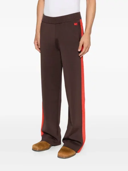 Pantaloni Wales Bonner cu dungi maro