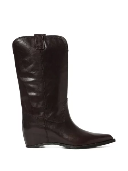 Botine Paloma Barcelo din piele roșu