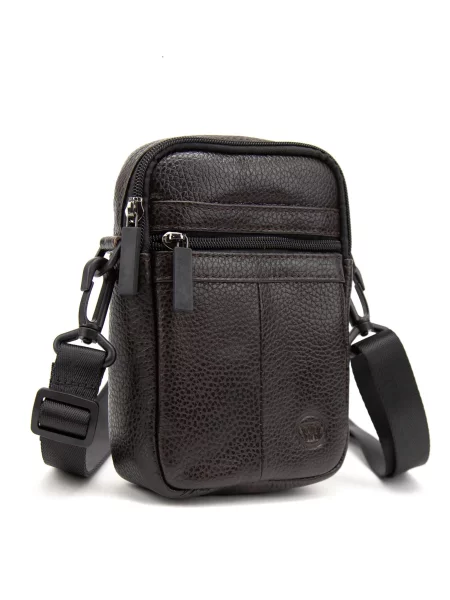 Кожаная сумка Royalbag коричневая