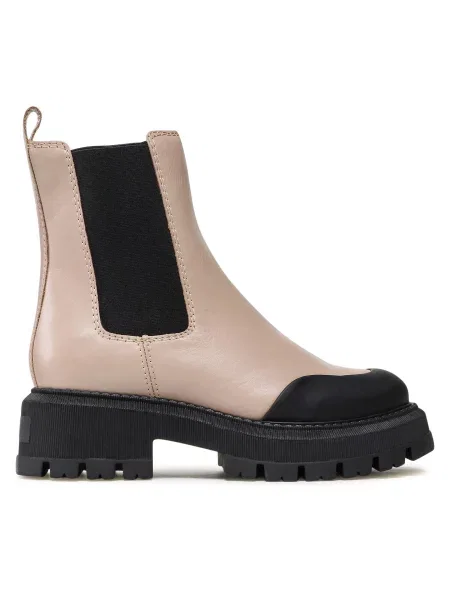 Ботинки челси Lasocki бежевые