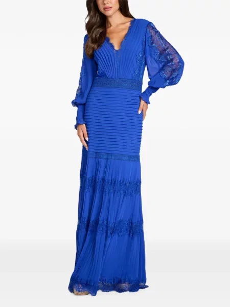 Rochie maxi Tadashi Shoji din dantelă albastru