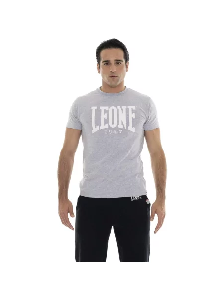 Scurt tricou Leone 1947 cu mâneci scurte cu autograf gri