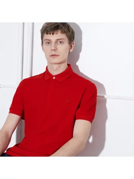 Lacoste поло PARIS polo червоне