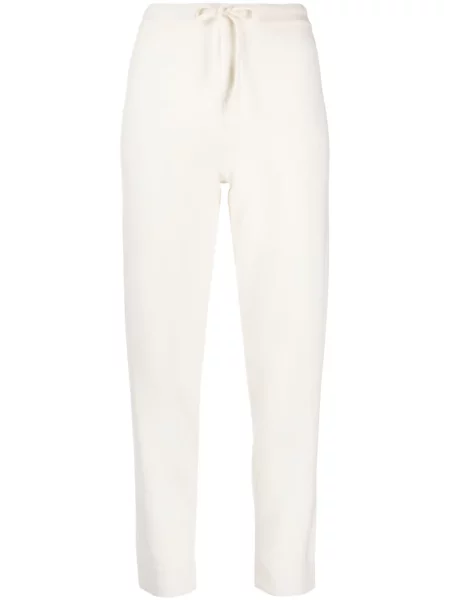 Pantaloni Cashmere In Love din cașmir alb