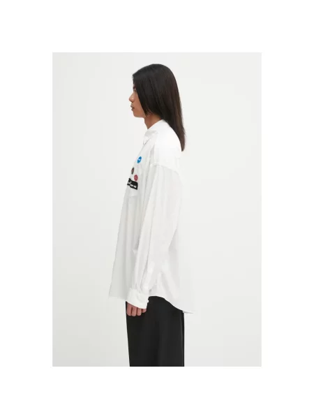 Undercover koszula Shirt relaxed z kołnierzykiem klasycznym biały